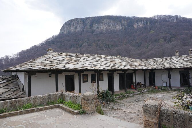 Day Tour: God's eyes cave, Saeva dupka cave & Glozehne monastery - Glozhene Monastery: a fortress on a big rock with big views