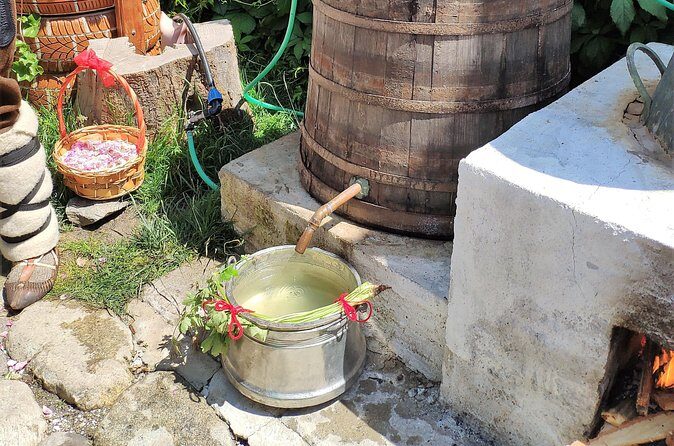 Picking Roses Workshop & Extracting Rose Oil in the Rose Valley - The tasting: rose sweet, gulovitsa, and rose liqueur