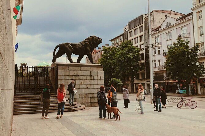 Private city walking tour of Sofia - Ivan Vazov Theatre, the youth-signal park, and the Unknown Soldier