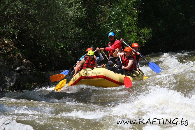 Rafting on Struma River - The safety briefing and instructor-led run: how they keep it controlled