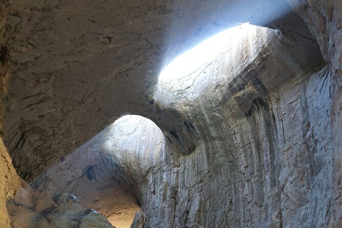 Wilderness experience- Kroshuna waterfalls with Devetashka and God's eyes cave - Devetashka Cave: karst bridge, underground lakes, and prehistoric traces